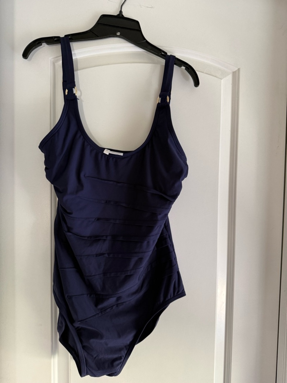 Navy Blue Calvin Klein One-Piece Swimsuit